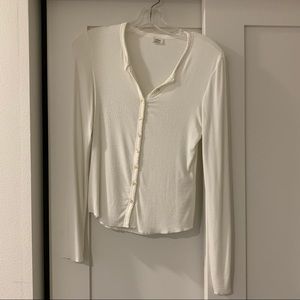 COPY - Aritzia Wilfred cotton button up